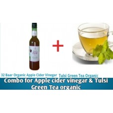 Pack of Organic Apple Cider Vinegar & Tulsi Green Tea Organic 
